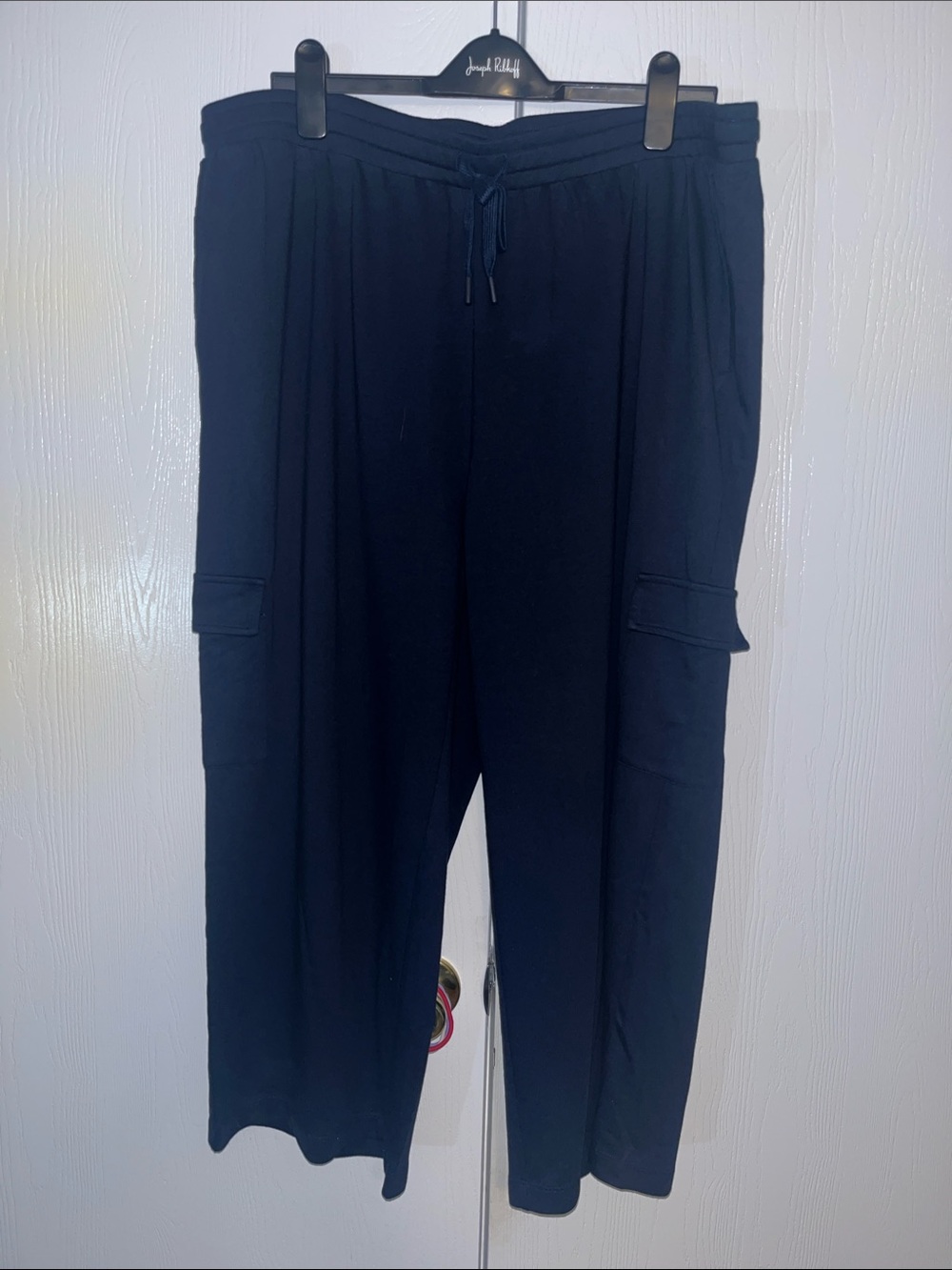 J. Jill Fit Navy Cropped Cargo Pants